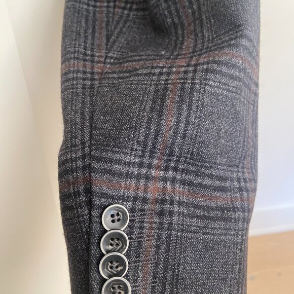 Baumler Checked Sport Coat Pure Wool - Picture 3 of 9
